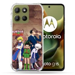 Coque Renforcée Pour Motorola G15 Manga Hunter X Hunter Vintage