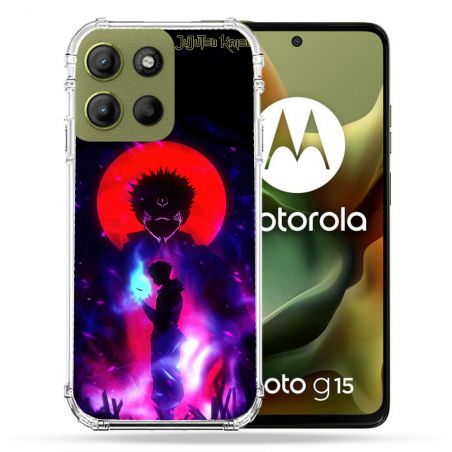 Coque Renforcée Pour Motorola G15 Manga Jujutsu Kaisen Itadori Sukuna