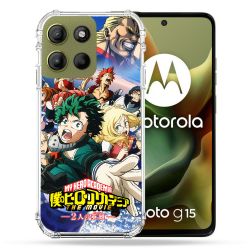 Coque Renforcée Pour Motorola G15 Manga My Hero Academia Affiche