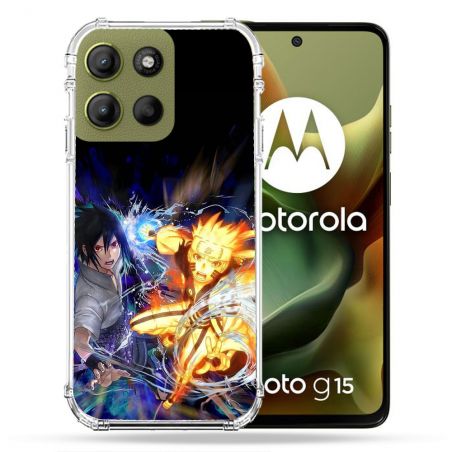 Coque Renforcée Pour Motorola G15 Manga Naruto VS