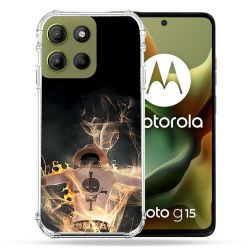 Coque Renforcée Pour Motorola G15 Manga One Piece Ace Noir