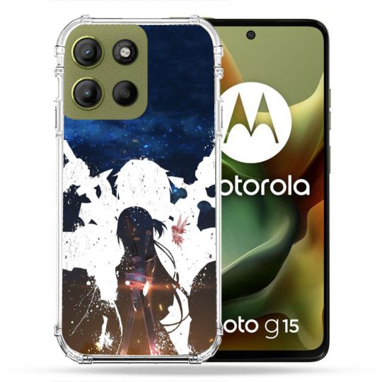Coque Renforcée Pour Motorola G15 Manga SAO sword Art Online Asuna