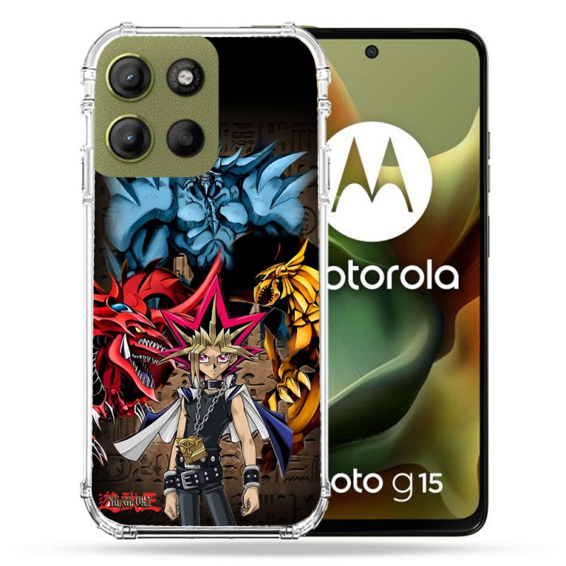 Coque Renforcée Pour Motorola G15 Manga Yu Gi Oh