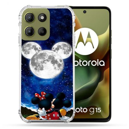 Coque Renforcée Pour Motorola G15 Mickey Minnie
