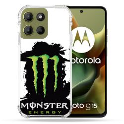 Coque Renforcée Pour Motorola G15 Monster Energy Tache