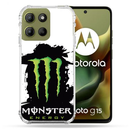 Coque Renforcée Pour Motorola G15 Monster Energy Tache