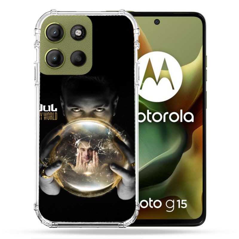 Coque Renforcée Pour Motorola G15 Musique Jul Affiche