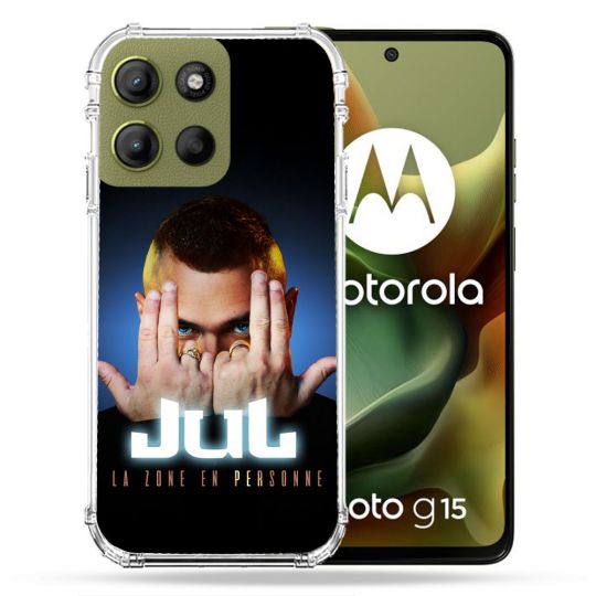 Coque Renforcée Pour Motorola G15 Musique Jul Signe