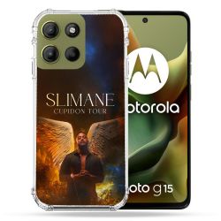 Coque Renforcée Pour Motorola G15 Musique Slimane Ange
