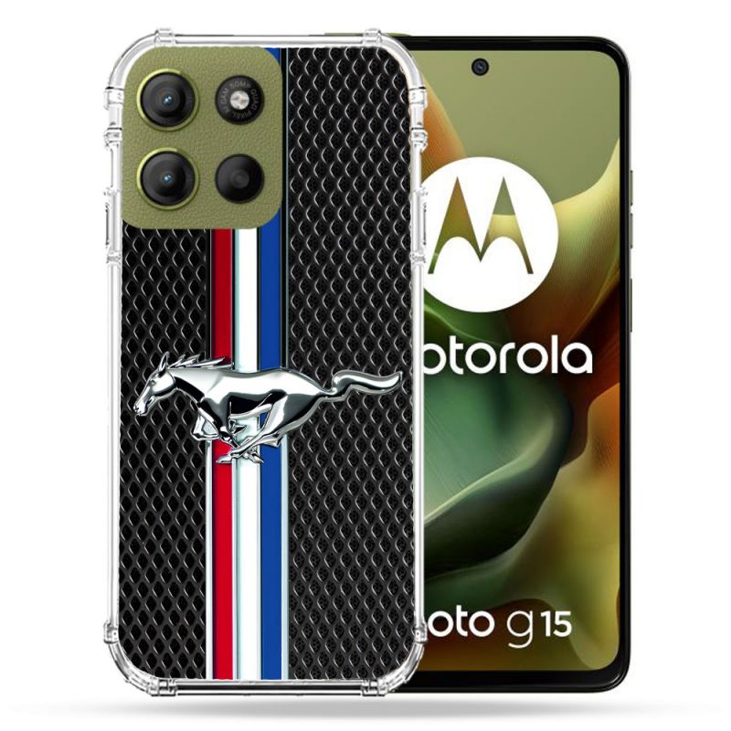 Coque Renforcée Pour Motorola G15 Mustang