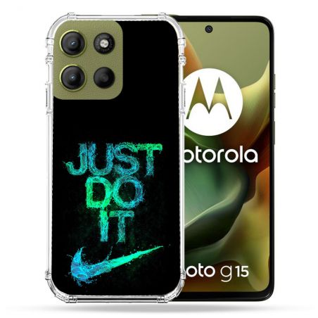 Coque Renforcée Pour Motorola G15 Nike Just Do It