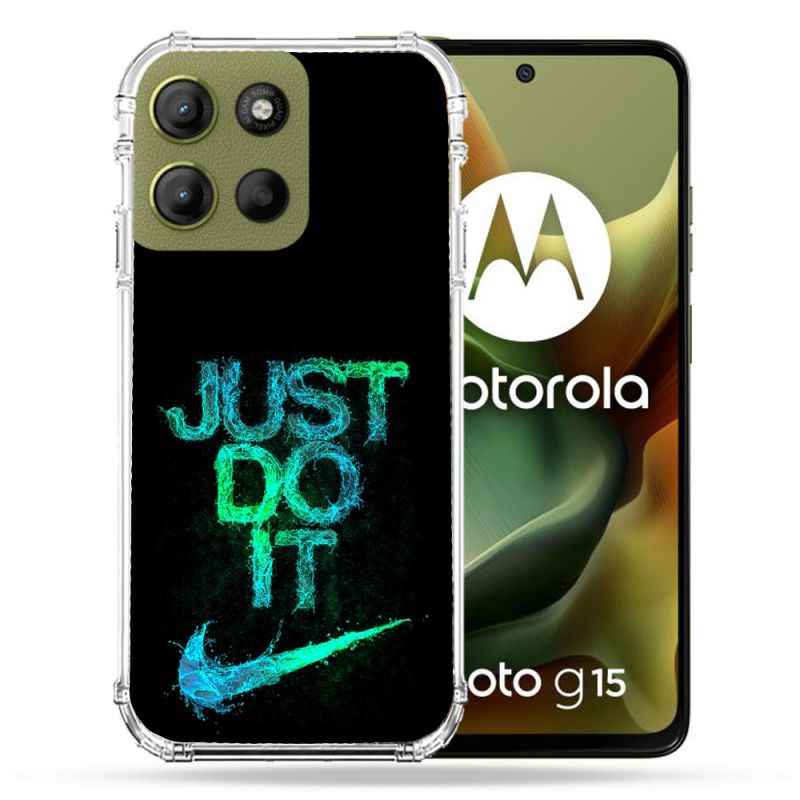 Coque Renforcée Pour Motorola G15 Nike Just Do It