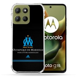 Coque Renforcée Pour Motorola G15 Olympique Marseille OM Fier etre Marseillais