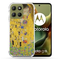Coque Renforcée Pour Motorola G15 Peinture Le Baiser