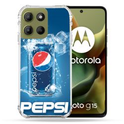 Coque Renforcée Pour Motorola G15 Pepsi