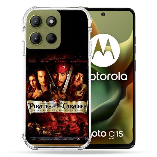 Coque Renforcée Pour Motorola G15 Pirate Des Caraibes