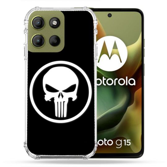 Coque Renforcée Pour Motorola G15 Punisher