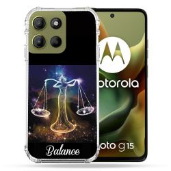 Coque Renforcée Pour Motorola G15 Signe Zodiaque 2 Balance