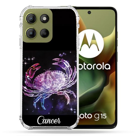 Coque Renforcée Pour Motorola G15 Signe Zodiaque 2 Cancer