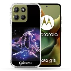 Coque Renforcée Pour Motorola G15 Signe Zodiaque 2 Gémeaux