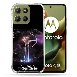 Coque Renforcée Pour Motorola G15 Signe Zodiaque 2 Sagittaire