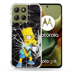 Coque Renforcée Pour Motorola G15 Simpson Bart