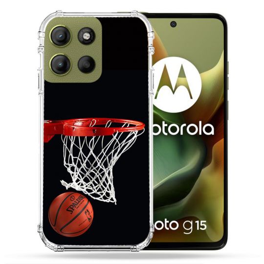 Coque Renforcée Pour Motorola G15 Sport Basket Panier