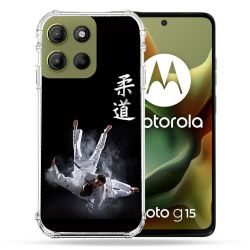 Coque Renforcée Pour Motorola G15 Sport Judo Noir