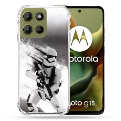 Coque Renforcée Pour Motorola G15 Star Wars - Trooper