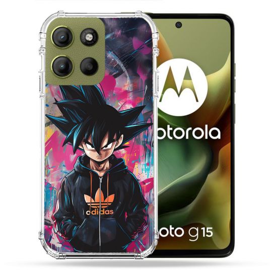 Coque Renforcée Pour Motorola G15 Street Art Sangoku