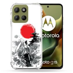 Coque Renforcée Pour Motorola G15 Voyage Japon Femme