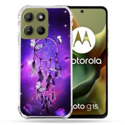 Coque Renforcée Pour Motorola G15 Zen Attrape Reve Papillon