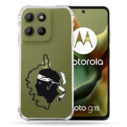 Coque Renforcée Transparente Pour Motorola G15 Corse