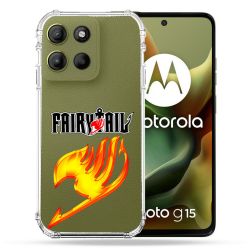 Coque Renforcée Transparente Pour Motorola G15 Fairy Tail