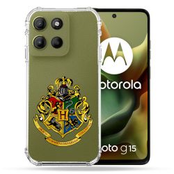 Coque Renforcée Transparente Pour Motorola G15 Harry Potter Poudlard