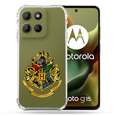 Coque Renforcée Transparente Pour Motorola G15 Harry Potter Poudlard