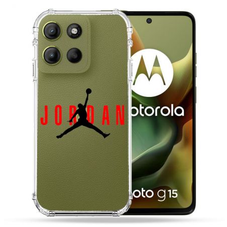Coque Renforcée Transparente Pour Motorola G15 Jordan