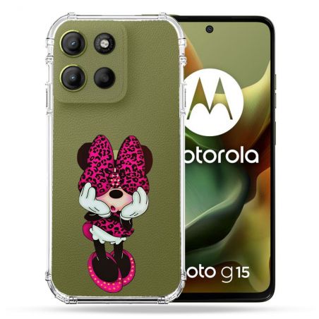 Coque Renforcée Transparente Pour Motorola G15 Minnie