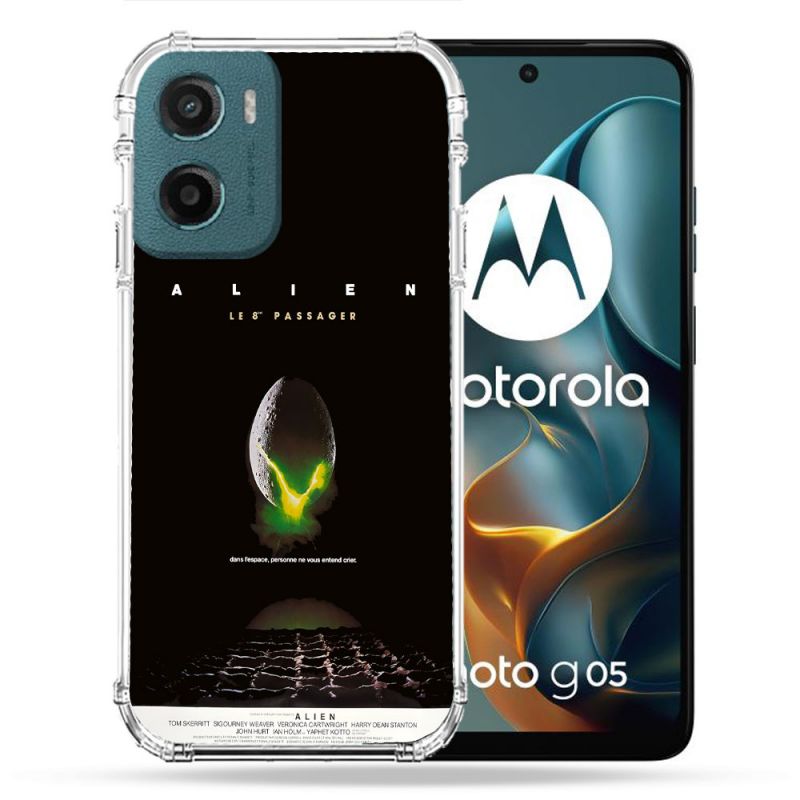 Coque Renforcée Pour Motorola G05 / E15 Alien Affiche