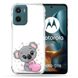 Coque Renforcée Pour Motorola G05 / E15 Animal Koala Cœur