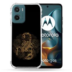 Coque Renforcée Pour Motorola G05 / E15 Animal Scorpion Fresque