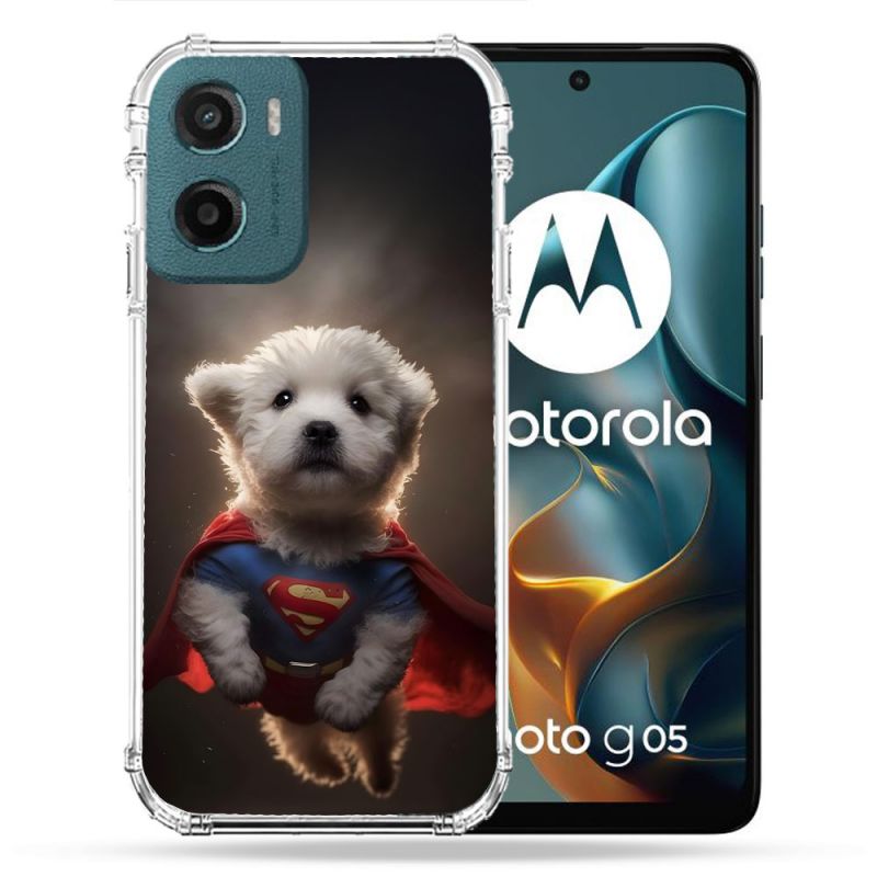 Coque Renforcée Pour Motorola G05 / E15 Animal Super Chien