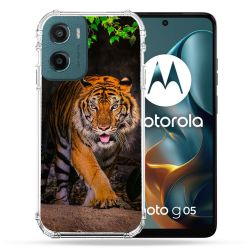 Coque Renforcée Pour Motorola G05 / E15 Animal Tigre Jungle