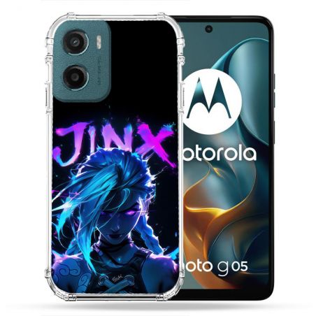 Coque Renforcée Pour Motorola G05 / E15 Arcane Jinx Night
