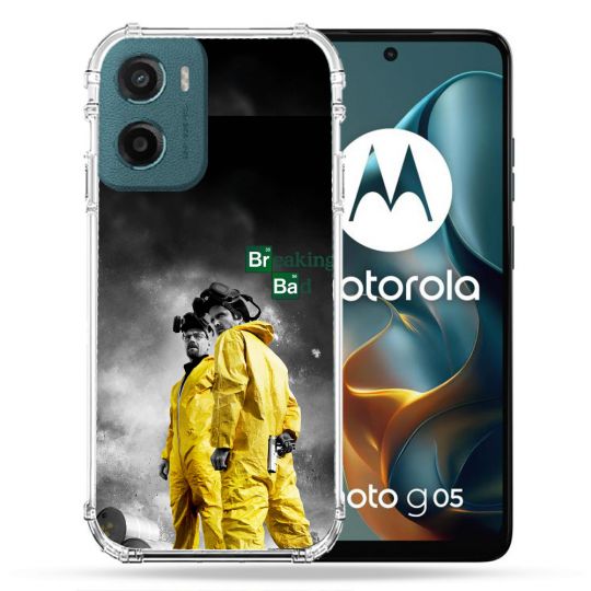 Coque Renforcée Pour Motorola G05 / E15 Breaking Bad Affiche