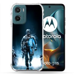 Coque Renforcée Pour Motorola G05 / E15 Call Of Duty Guerrier