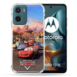 Coque Renforcée Pour Motorola G05 / E15 Cars Affiche