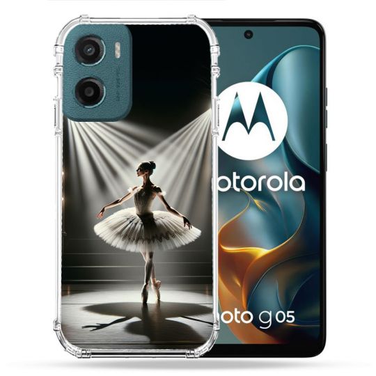 Coque Renforcée Pour Motorola G05 / E15 Danseuse Lumière