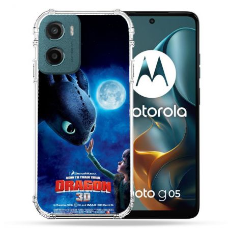 Coque Renforcée Pour Motorola G05 / E15 Dragons Affiche