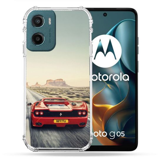 Coque Renforcée Pour Motorola G05 / E15 Ferrari F50